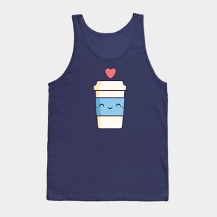 Hearty Cute Kawaii Coffee Tank Top